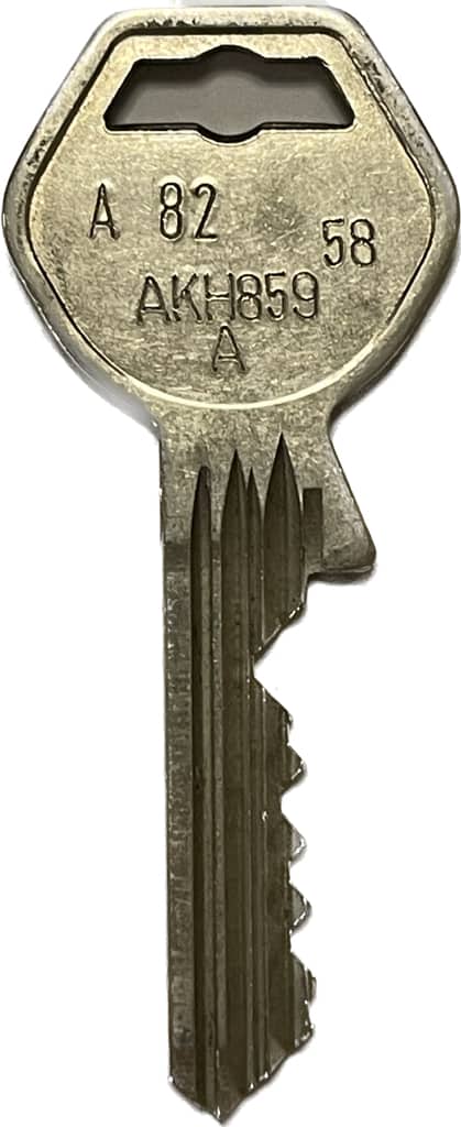 spärrad nyckel